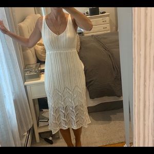 Cream Midi Dress, Sz S